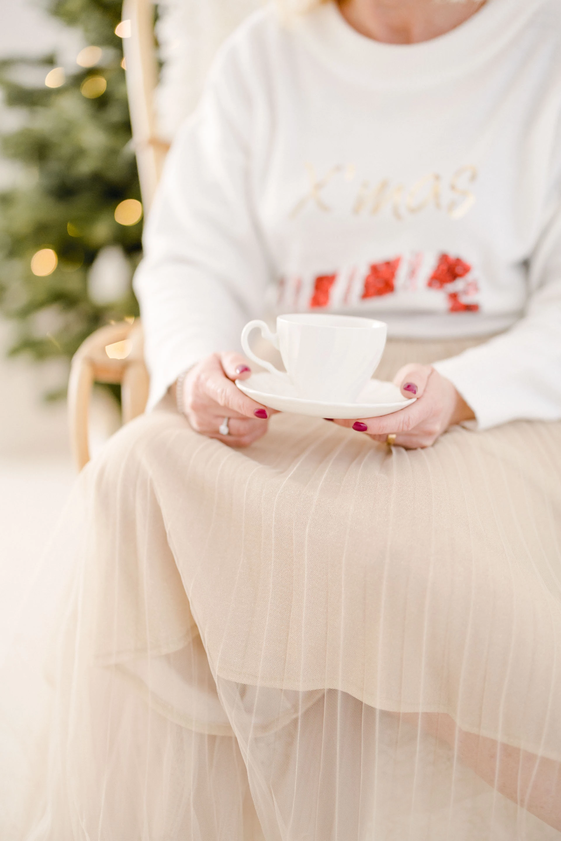 rose robe gris marron noël